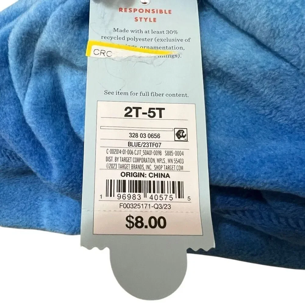 NEW Cat & Jack Toddler Boys' Blue Ombre Beanie 2T-5T